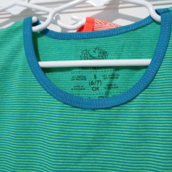 2x Fruit of the Loom Boys' Stripe Tank Tops Size Small(6-7) - Picture 2 of 5